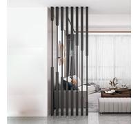 GLETSF Screen Column Separation,Room Screens Partition Column 30 40 60 80 100 Inch Tall Wall Partition Screen Post - Freestanding Partitions Room Dividers Pillar - Set Of 8 Indo
