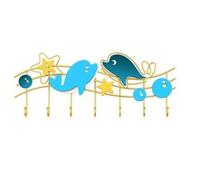 GLETSF Storage Rack Hanger Wall Hanging Wall Hanging Hook Into The Door Porch Light Luxury Entry Door Clothes Hook Free Punch-67 * 27cm