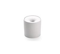 GLETSF Versatile Ceramics Ashtray Accessories With Funnel 10.8 X 10.4 Cm / 4.3 X 4.1 In Ash Tray Large Capacity Vase Home Ornament Reusable-White