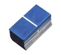 Glewi 100Pcs 0.5V Solar Cell for Solar Panels 52Mmx 26Mm Polycrystalline Silicon,Solar Cells Projects Toys, Displays and Outdoor Projects