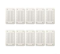 Glewi 10Pcs SYB-46 Solderless Breadboard 270 Holes GPIO Expansion Board for DIY Circuit Testing and Robot Projects