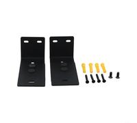 Glewi 2-Pack L-Shaped Soundbar Wall Mount Bracket, Adjustable Metal Holder for Samsung for Sony for LG for Bose, Heavy Duty Under TV Installation
