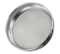 Glewi 20cm Stainless Steel Sieve 304 Mesh Chrome Plated Frame Lab Standard Tool for Soil Grain Powder Sand Metal Ash Analysis(100 Mesh)