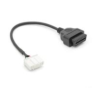 Glewi 20Pin OBD2 Adapter Cable for Tesla Model S X, High-Speed Data Transfer, Full Diagnostics Support, Heavy-Duty Black