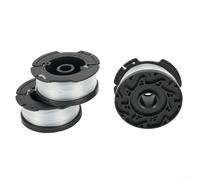 Glewi 3 Pack Line Spools For BLACK-DECKER A6485,Compatible With GL280 GL301 GL425 GL430 GL545 Grass Trimmers,Grass Trimmer Line Heads