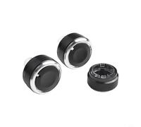 Glewi 3Pcs Car Air Conditioning Switch Button Knobs Compatible with for LADA, ABS Replacement for Center Console Control Panel Repair