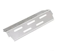 Glewi 4 Stainless Steel Heat Deflectors for Weber 66041, V-Shape Design for Even Grilling, Compatible with for GENESIS II E410/S410 & for LX 400 Series(A)
