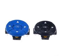 Glewi 5 Way Direction Combination Switch,for A14 Cap B3F-4055 Arrow OK Button for RAPID Navigation Industrial Control Plastic Black 3.5cm(Black)