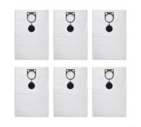 Glewi 6 Pack Fleece Filter Bags for Metabofor for ASR 25 L,35L,50 L,for ASR 2025,for SC Robot Vacuum Cleaner Replacement Dust Bag Set