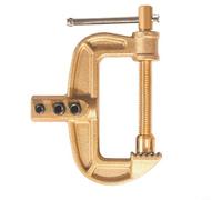 Glewi 800A Brass Welding Earth Clamp, C-Type Ground Clip for G-Shape Jaws, High Conductivity Connector for Shipyard and Steel Work