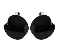 Glewi ABS Plastic Car Visor Clip Holder for Cans 2PCS(Black)