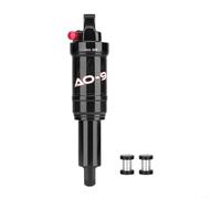 Glewi Air Pressure Rear Shock Absorber for Mountain Bike, Adjustable 6061 Alloy Suspension Damper with Sealed Travel Ring, 165-210mm(190mm)