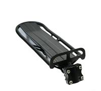 Glewi Aluminium Alloy Bike Rear Rack, 30kg Load Quick Release Cargo Carrier, Adjustable Fit for Seat Post up to 33mm, Lightweight Cycling Luggage Shelf for Commuting and Touring