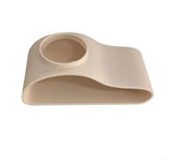 Glewi Aquarium Tube Viewing Tunnel for Fish Shrimp Loach, Natural Hideout for CAVE Decor, ABS Plastic, 15.5cm Beige(Small Beige)