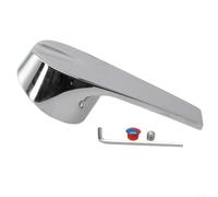 Glewi Bathroom Switch Handle for Shower Valve Core Maintenance - Zinc Alloy Tap Lever Fits 40mm 35mm Spool Silver(G 40#)