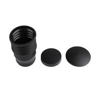 Glewi Bean for HOPPER for Mazzer for MINI & Super Jolly, Aluminum Alloy Coffee Grinder Container with Silicone Seal, Black Replacement Part for Espresso Machines
