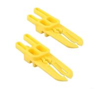 Glewi Bike Brake Pad Spacers for Magura Caliper, ABS Bleed Blocks 60x18x10mm, Yellow Transport Protectors for Cycling Maintenance()