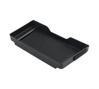 Glewi Black Car Console Organizer Bin for Suzuki for Hustler 2021-2025, ABS+PVC Passenger Side Storage Tray, Non-Destructive Fit Dashboard
