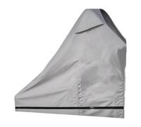 Glewi Boat Center Console Cover Waterproof with Windproof Straps & Vents, Grey Oxford Dust Protector for Trailering Storage 40x30x44 Inch