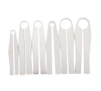 Glewi Camera Open Tool, Lens Repair Tool, 6PCS Aluminum Alloy Wrench Clamp Spanner Set for M2 for M3 MP Cameras, Sizes 5-15mm Silver