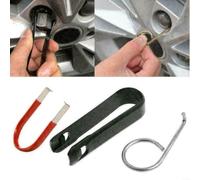 Glewi Car Truck Wheel Lug Bolt Nut Center Cover Cap Remover Tool 3Pcs Plastic Nylon Steel For for Skoda Seat Most Models Exterior Mouldings