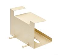 Glewi Carbon Steel Toilet Roll Holder Rustproof Design | No drilling required, strong or screw fix, smooth wall compatible, damage-free installation