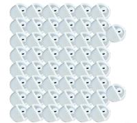 Glewi Clear Plastic Mirror Clips Wall Mounting Kit Frameless Glass Retainer 90 180 270 Degree Corner Buckle Fixing Set With Screws For(B 50pcs)