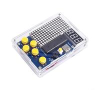 Glewi DIY Game Console Soldering Kit, 4 Classic Games Electronics Learning Project for Students & Hobbyists, 5V Portable Handheld Assembly Set