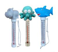 Glewi Duckling Floating Pool Thermometer PVC Shatterproof Accurate Temp Gauge for Spa Pond Aquarium Indoor Outdoor Use Yellow Pack(C)