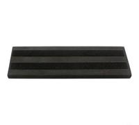 Glewi EVA Guitar Pedalboard, Lightweight Tiered Design with Cable Management & Side Straps for Effects Pedals, Black 50x15x4cm