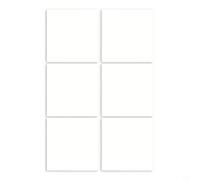 Glewi Felt For Dartboard Wall Protector, 600X600x12mm Noise Reduction Backing Pad For Home Game Rooms, White(30 * 30cm6)