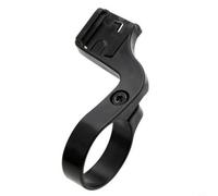 Glewi for Cateye Compatible Out Front Handlebar Bracket for Bike Computer, Lightweight Plastic Mount for Commuting, Training or Adventure Rides, Black