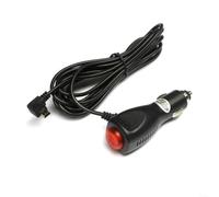 Glewi for MINI USB for DASH Cam Charger Cable with On/Off Switch, 3.5m Hardwire Kit for Car DVR Camera, DC 12V-24V to 5V 2A Power Supply(Curved Left)