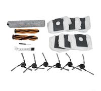 Glewi For Mova Z60 Ultra Robot Vacuum Accessories Kit With Rubber Rollers, Side Brushes, Dust Bags And Mop Cloth For Efficient Cleaning