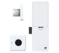 Glewi for Smart Biometric Fingerprint Cabinet Lock with AI Chip, USB Rechargeable Keyless Security for Drawer, Wardrobe and Office