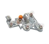 Glewi Gray Left Tail Light Bulb Socket for Mercedes C Class W204 2007-2010 ABS Housing Direct Fit OE Number 2048201500