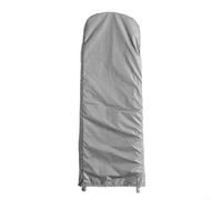 Glewi Green 210D Oxford Folding Ladder Cover Waterproof UV Resistant Drawstring Closure Outdoor Protection 50x6.5x124cm(50 * 154 * 6.5cmgrey)
