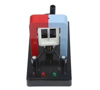 Glewi Hand Crank DC Generator for Faraday Experiment, Dual LED Physics Teaching Instrument, Manual Electricity Demo Tool for School Lab