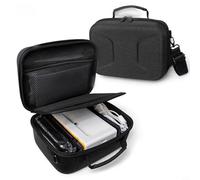 Glewi Hard Shell Case for Kodak Dock Plus Printer: Dustproof Shockproof EVA Storage Bag with Accessories Compartment for Travel Black