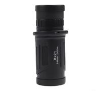 Glewi HD Monocular Telescope with FMC Coating, Compact Pocket Scope Wide Angle Compact Design for Bird Watching, Concerts and Travel, 6x21/8x21 Black(B)