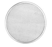 Glewi Heavy Duty Aluminum Pizza Tray 4Pcs Even Heat Distribution(10in) | 4-piece set, 8-10 inch sizes, perforated aluminum, even baking, for crisp crust results
