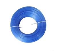 Glewi Heavy Duty Nylon Trimmer Lines, 30m Blue for Grass Cutters - 1.6mm 2.0mm 2.4mm Garden String Spool Replacement Part(2.4mm)