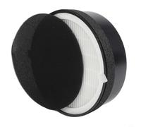 Glewi HEPA Activated Carbon Filter for LV-H132 & LV-H132-RF, 99.97% Particle Capture, Odour Removal, Quiet Bedroom Office Use, 19.2x19.2x6.4cm(1 filter)