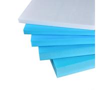 Glewi High Density Foam Board 30x10x2cm Blue Extruded Sheet for Architectural Models Sand Tables Urban Planning Landscape Design Easy (Blue1 2pcs)