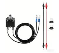 Glewi HVAC Fuse Kit 3A 5A Resettable Circuit Tester - Automotive Electrical System Tool with Heavy Duty Clips(3A)
