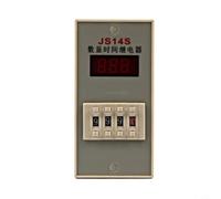 Glewi JS14S for Digital for Relay AC 220V 380V Programmable On-Delay Timer with Socket Base for Industrial for Lighting and Control Systems(AC220V)