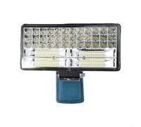 Glewi LED Work Light 8 Inch 84 LEDs Low Wireless Flashlight Compatible with for Bosch Li-ion Battery for Outdoor Field Study(A)