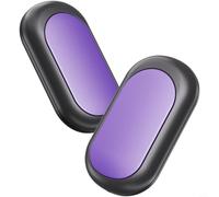Glewi Magnetic Split Hand Warmer,2-in-1 Power Bank 4000MAh USB-C Rechargeable For Instant Heat 3 Levels Portable Heater For Camping Hiking(Purple)