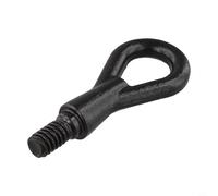 Glewi Metal Tow Hook Recovery Eye for BMW E36 E46 E39 E38 Z3 for Mini for Smart, Direct Replace OE 72150141166, Black Towing Bar Accessory