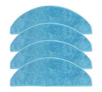 Glewi Microfiber Mop Cloths Kit For Liectroux G7 Robot Vacuum Cleaner For AENO RC4S And EVOLUTION AIRO Replacement Pad Accessory(4 PACK)